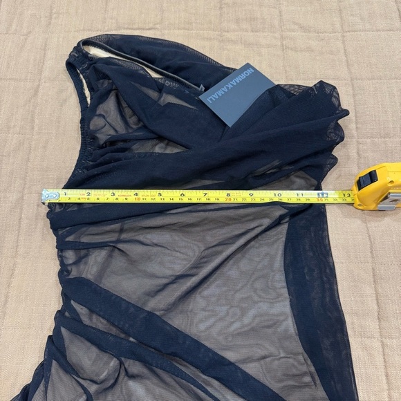 NWT Norma Kamali
Diana One Shoulder Gown Dress Meshe Size XS - Picture 10 of 11